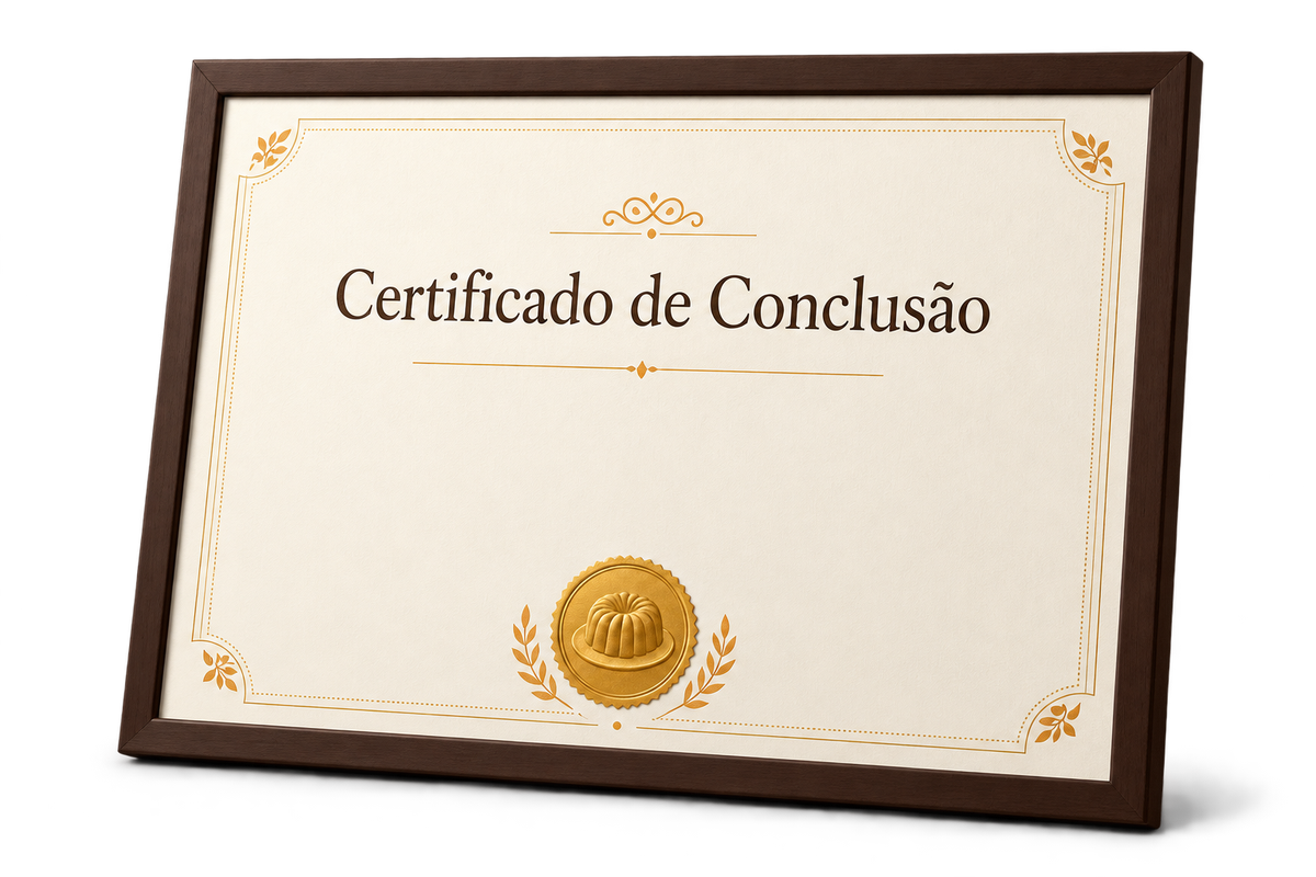 Mockup do Certificado de Conclusão